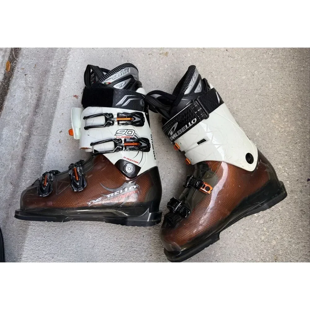 Dalbello Venom 90 Ski Boots Black Orange Tru Fit Men's Size 11.5/12 Winter